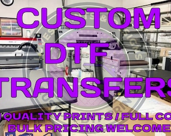 Custom DTF Print | Bulk Gang Sheet Transfers