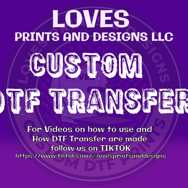 DTF Transfer | DTF Transfers | Custom DTF Transfers | Custom Transfers | Custom Full Color | Custom Heat Transfer | Dtf