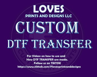 Custom DTF Transfer | Full Color Heat Transfer