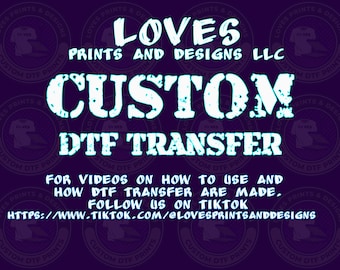 Custom DTF Transfer | Ready to Press, Full Color