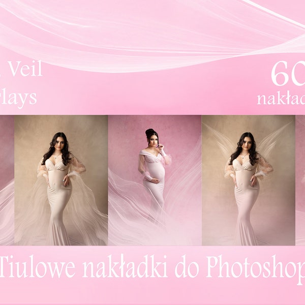 60 nakładek tiul, welon, latający tiul, veil overlays, tulle overlays, nakładki do sesji ciążowej, nakładki zwiewny tiul