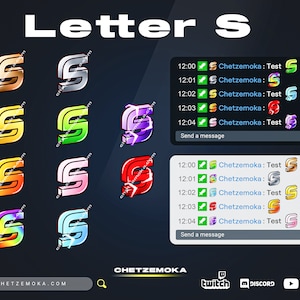 Op de afbeelding: Een verzameling van 3D-letter S-ontwerpen in verschillende kleuren, waaronder goud, zilver, geel, groen, paars, oranje, roze, rood en blauw. De letter S is een populaire keuze voor logo's, branding en grafisch ontwerp.