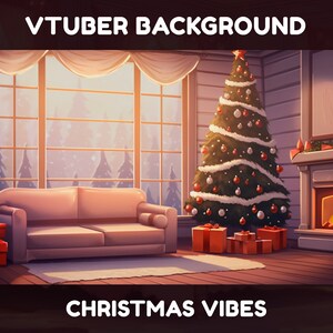 vTuber クリスマス背景 | ストリーマー向けアニメーション背景 | Vtuber | クリスマス