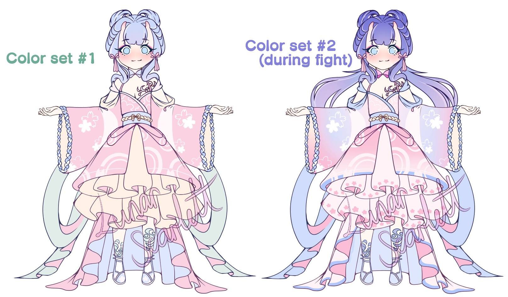 Anime Custom Original Character Design And Character Sheet Etsy