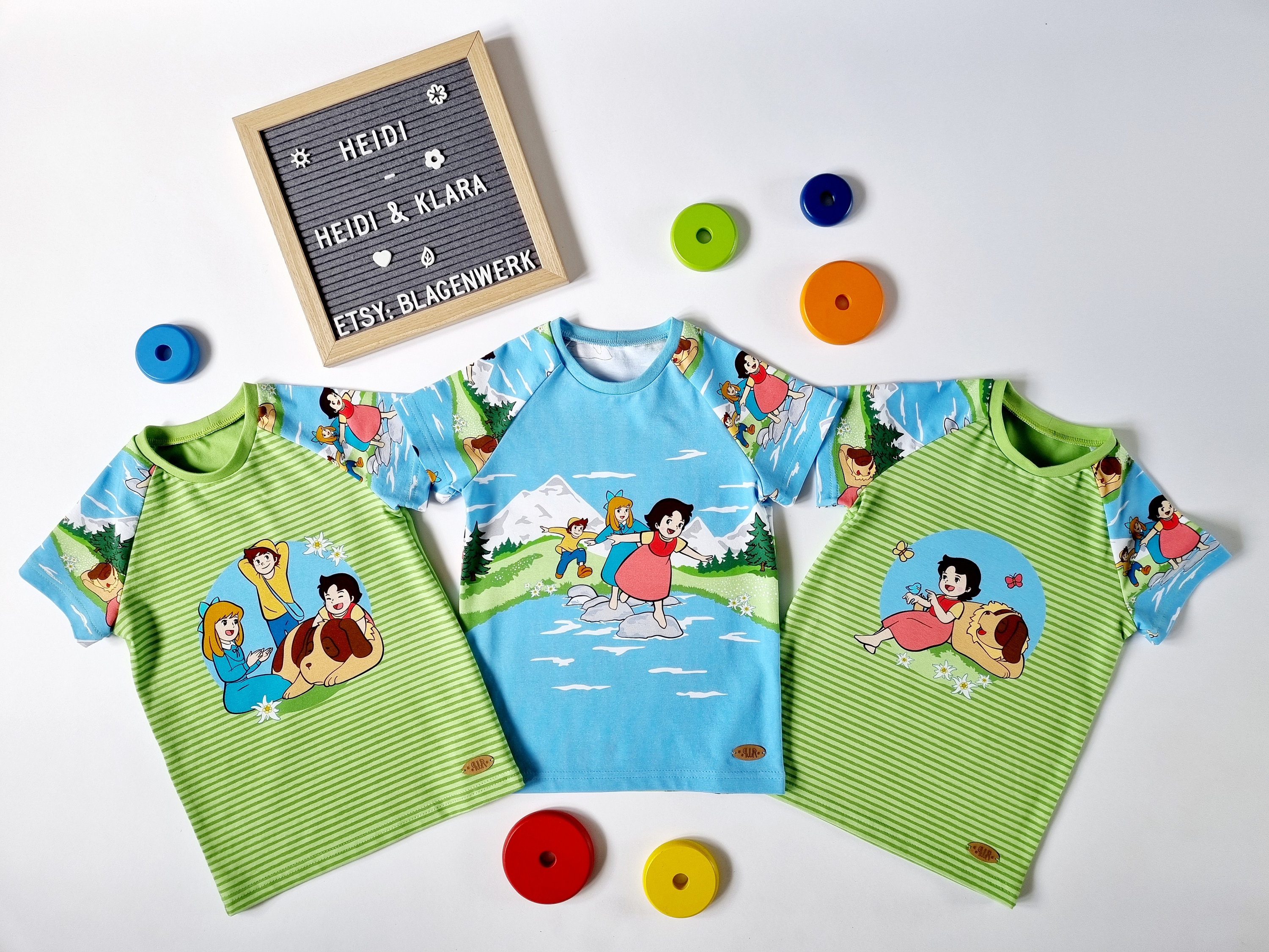 T-Shirt "Heidi - Heidi & Klara" in various sizes
