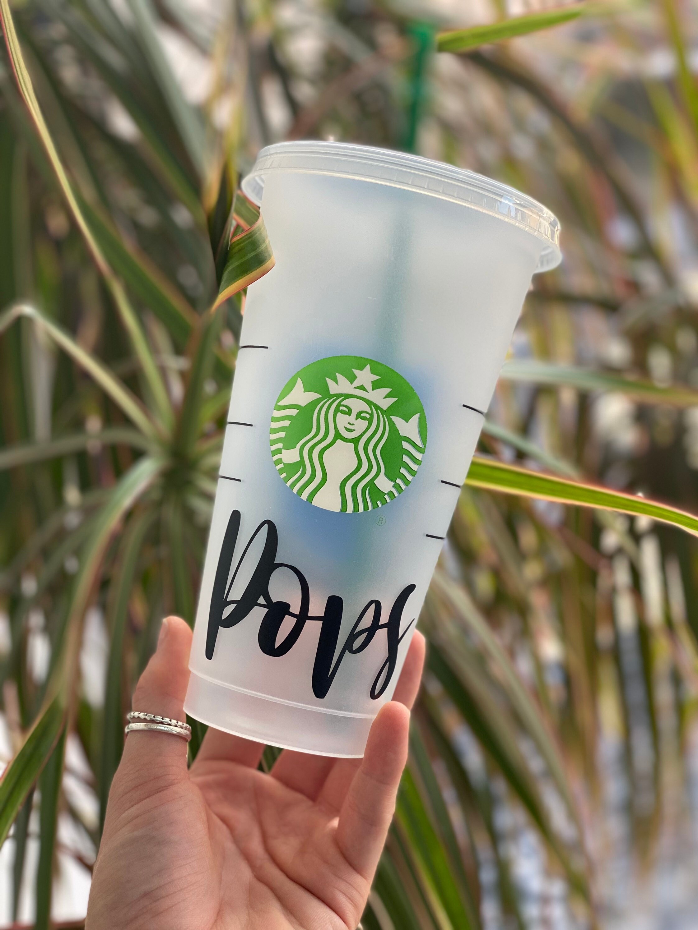 Personalised Starbucks cup with name in any position youd Etsy