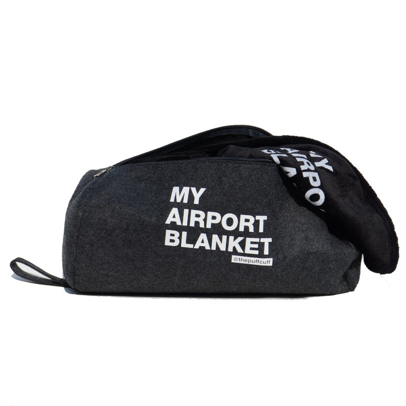 MY AIRPORT BLANKET With Travel Case by Puffcuff Travel Etsy