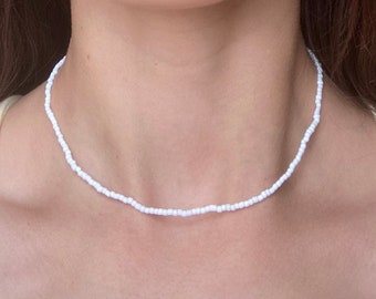 Beaded Necklace | Beaded Choker | Seed Bead Necklace | Summer Jewelry | Trendy Jewelry | Beach Jewelry| Colourful Beaded Choker Necklace
