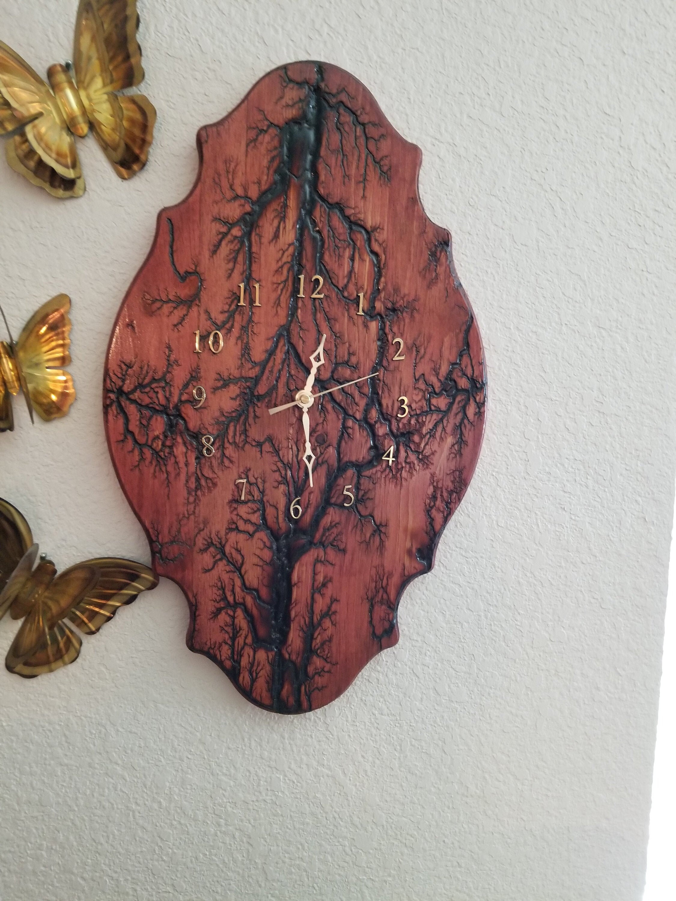 Custom wood clocks for wall Etsy