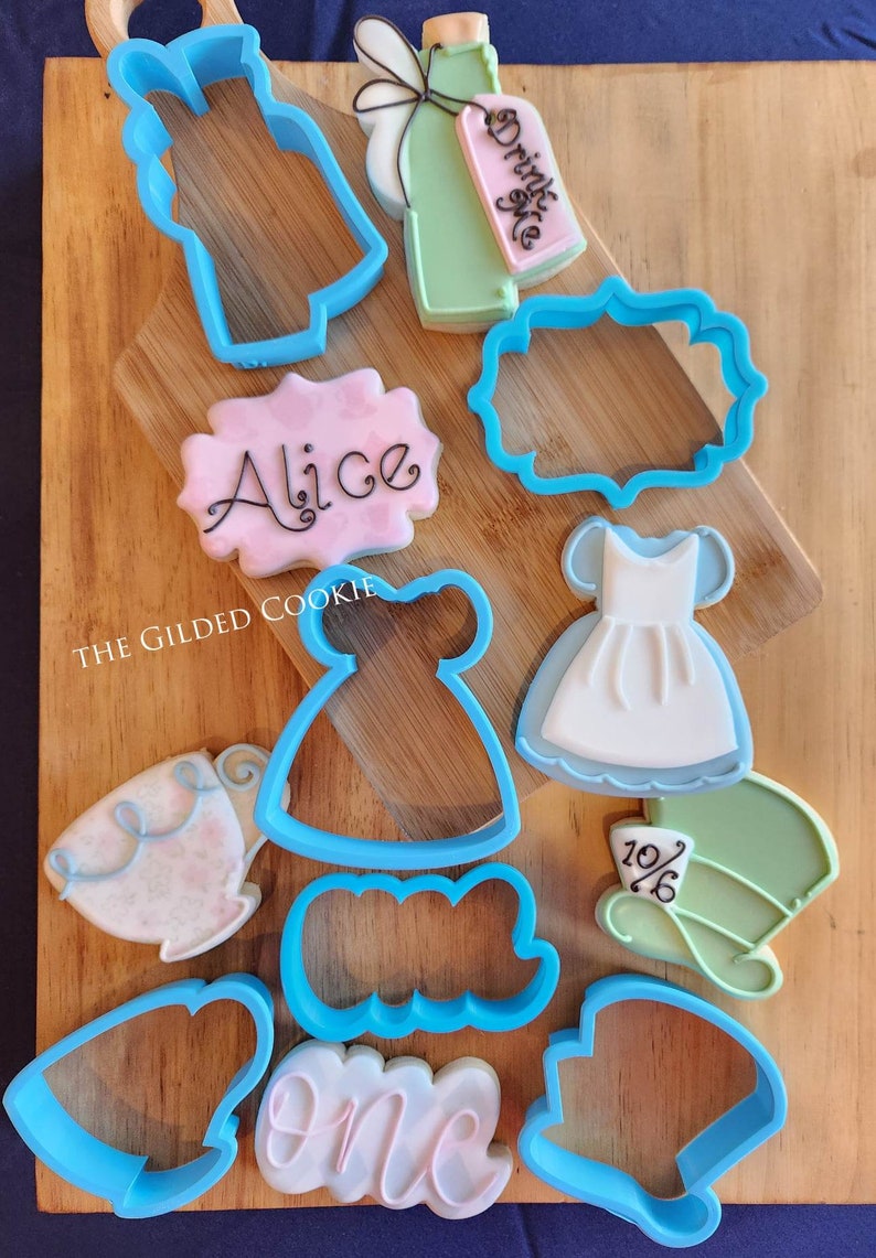 Alice in Wonderland Tea Cup Cookie Cutter Etsy