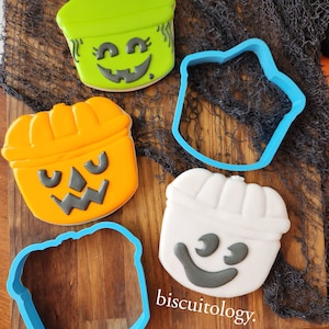 McDonald&#39;s Halloween Pail Cookie Cutter *NEW UPDATED SIZES* Jumbo Standard Petite Fondant Cutter