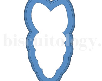 Easter Carrot Cookie Cutter Fondant Cutter