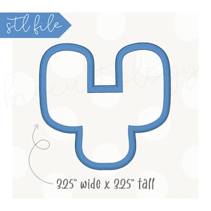 STL File for 3D Printing Goal Post Football Cookie Cutter Fondant Cutter Digital Download