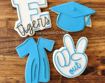 Graduation Peace Out Sign Cookie Cutter Graduation Cap Cookie Cutter Clay Cutter