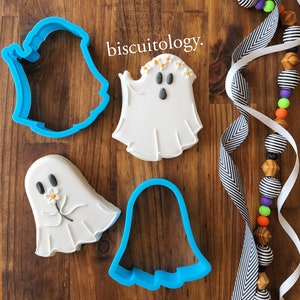 Hippie Halloween Groovy Ghost Cookie Cutter