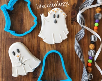 Hippie Halloween Groovy Ghost Cookie Cutter