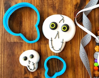 Skull Cookie Cutter Halloween Cookie Cutter