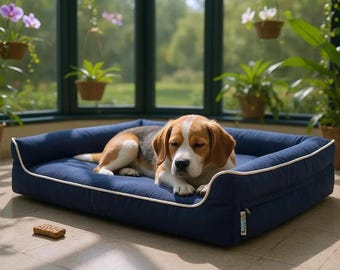 Premium Quality Removable and washable Sofa Bolster orthopedic dog bed