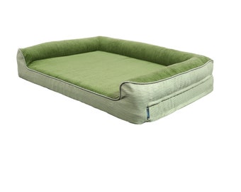 Premium Quality Removable and washable Sofa Bolster orthopedic dog bed