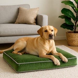 Premium quality Removable and washable cream color   custom size orthopedic dog bed and  covers