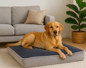 Custom Dog Bed Cover: Washable, Removable, Upholstery Fabric
