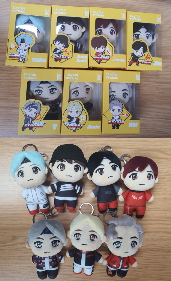 tinytan plush keyring