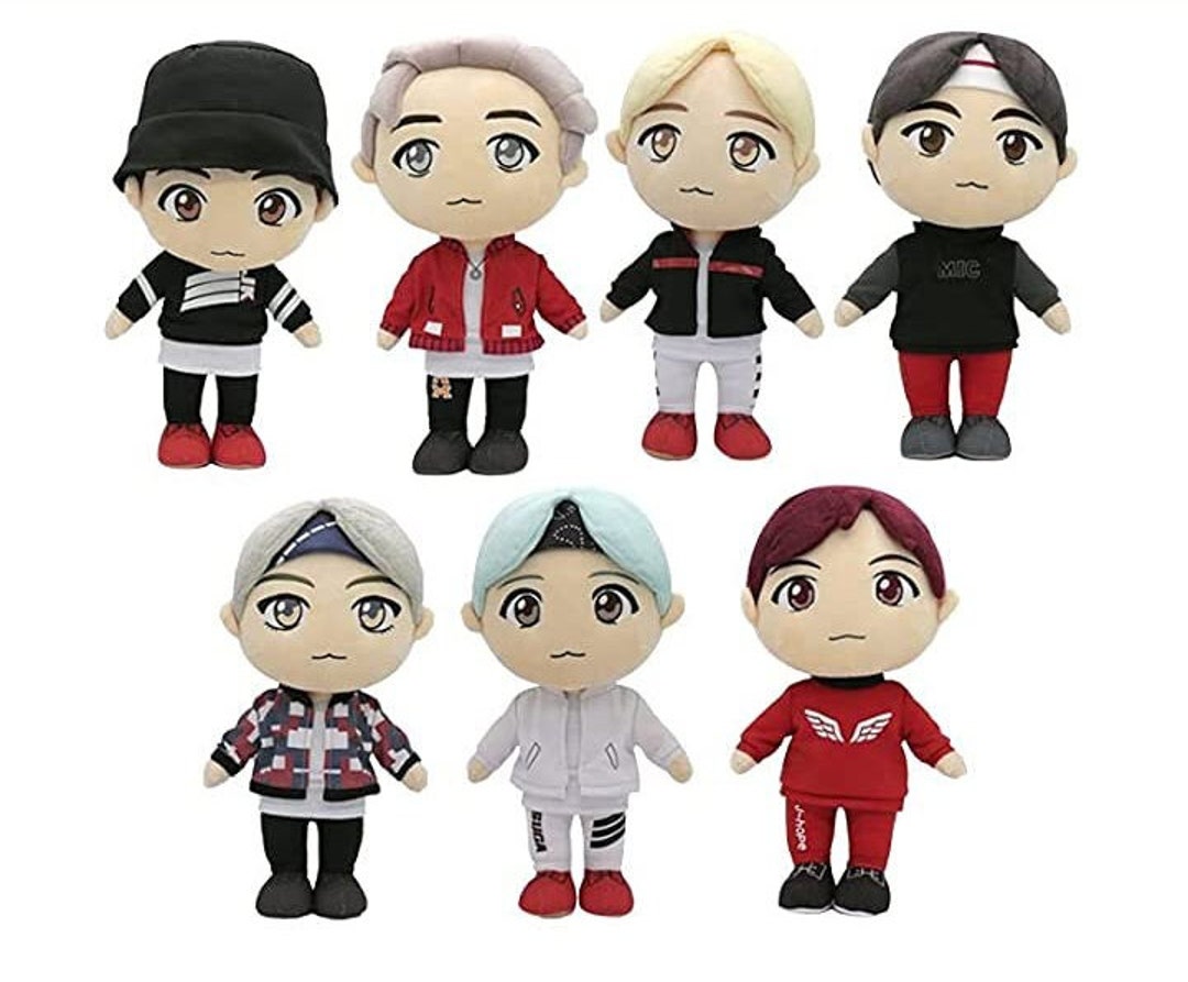 BTS Tinytan MIC Drop Plush Doll Etsy
