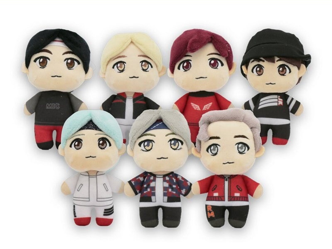 BTS Tinytan Plush Keychain Etsy