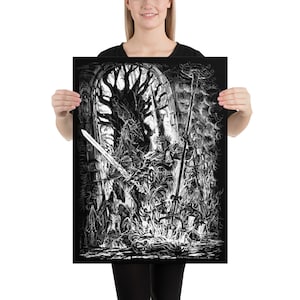 Blasphemous Black Cover Poster