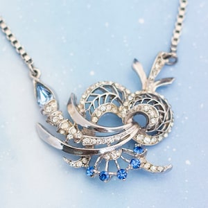 Art Nouveau Floral Vines Silver Choker Necklace | Silver Tone Choker Necklace | 14.5 inch | J21