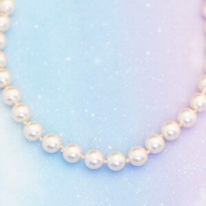 Vintage White Lovely Pearls Beaded Necklace | Faux Pearls Beaded Necklace | 24 inch | Monet | J17