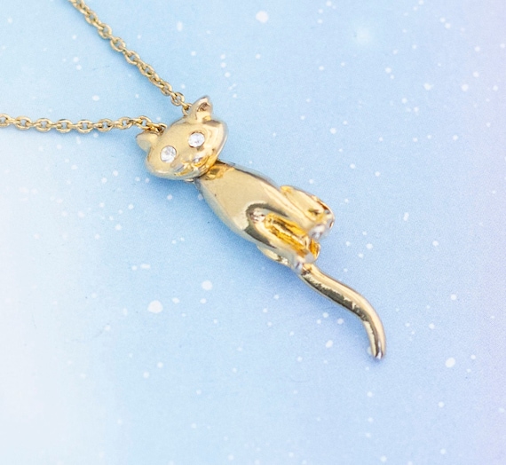 Avon cat necklace clearance