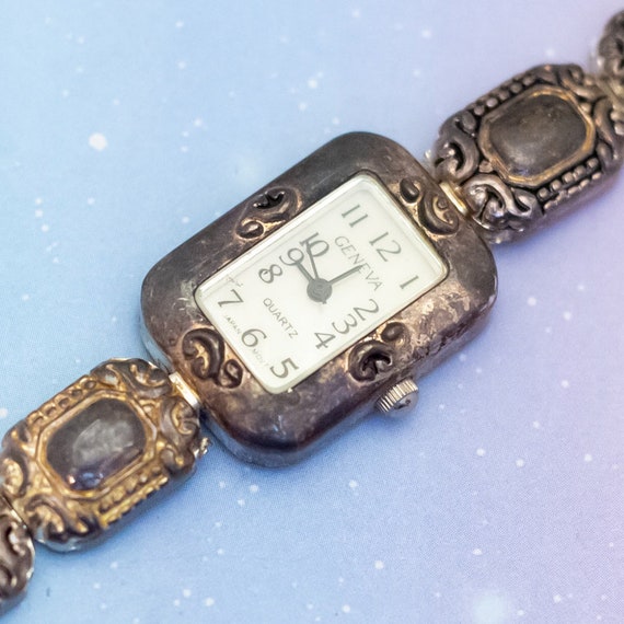 8 inch, Vintage Rectangular Stylish Classic Watch… - image 1