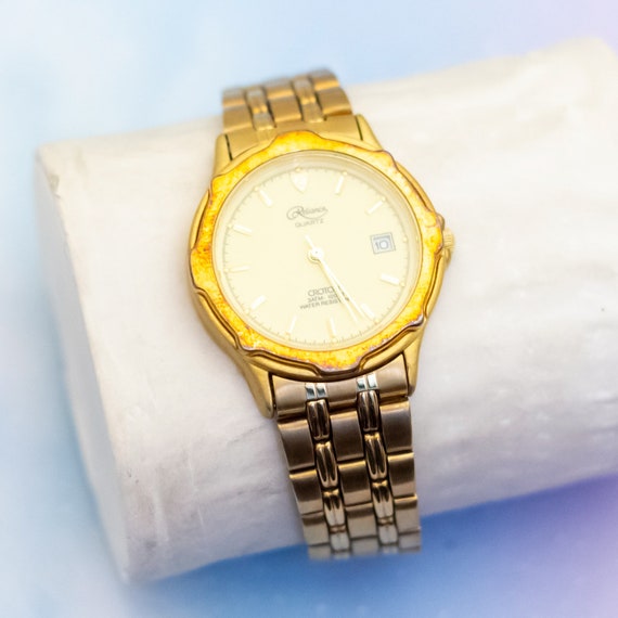 9 inch, Vintage Gold Tone Beautiful Stylish Watch… - image 1