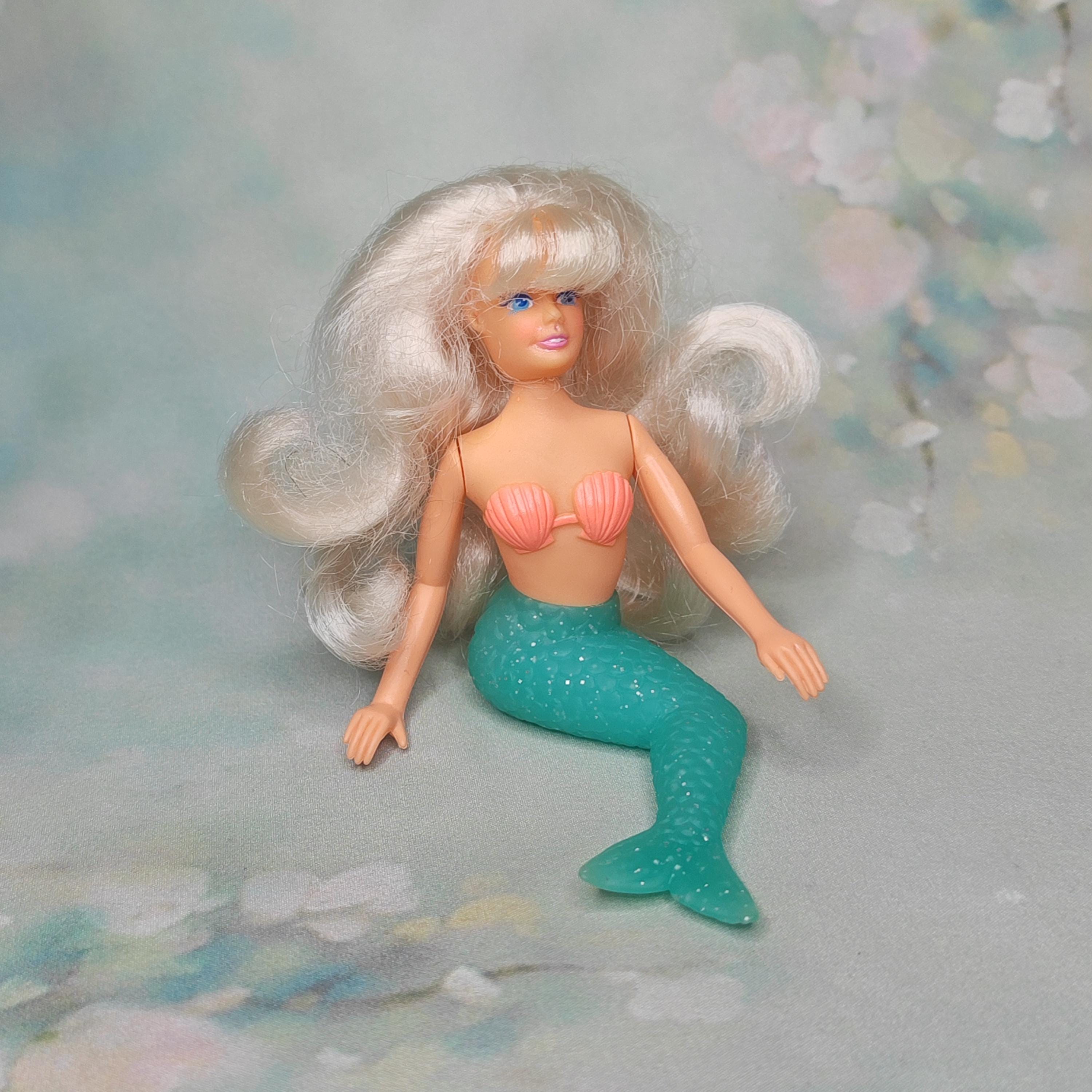 Hair Mermaid Doll Barbie Sirene Annee 90 Sirène Barbie Poupée Avec