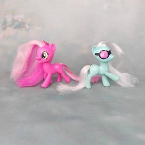 Set Of 2 My Little Pony G4 | 9 cm or 3.5&quot; | Collectible MLP Brushable Figures