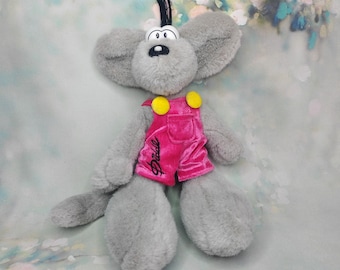 Rare Diddl Mouse Thomas Goletz Stuffed Animal Soft Plush Toy | 30 cm or 11.8 Inches | Vintage Diddle Mouse | Gift Plush