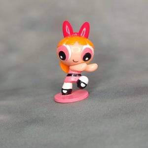 Powerpuff Girls Blossom Sammlerfigur | 6,5 cm oder 2,5" | 2000 Trendmasters Vintage 00er Retro Cartoon Network