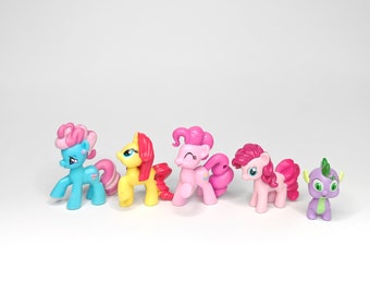 Set mit 5 My Little Pony G4-Figuren | Pony-Spielzeug zum Sammeln | MLP | My Little Pony Figuren | Einige selten
