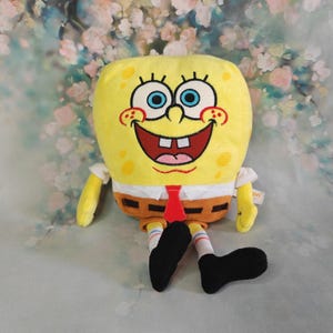 Nickelodeon SpongeBob SquarePants Plush Toy | Stuffed Sponge Bob Square Pants | Approx. 40 cm or 15.7" | In good pre-owned condition