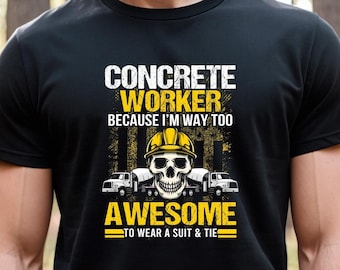Camiseta de hormigón, regalo de hormigón, camiseta de construcción, regalo de construcción, camiseta de asfalto, camiseta de camión de hormigón, construcción de edificios -ID: 2351