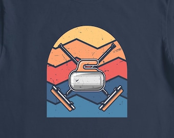 Curling Stone, Curling Gift, Curling Sport, Sports Shirt, Sport Gift, Curler Shirt, Game Day Shirt, Its Game Day, Game Day Tshirt - ID: 2507