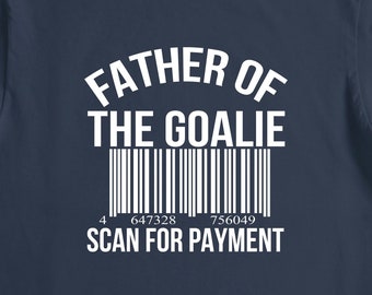 Escanear para pago Camisa de portero, Camisa de papá portero, Regalo de portero, Camiseta del día del juego, Regalo de papá, Camisa del día del padre, Regalo del día del padre - ID: 2730