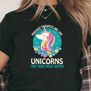Massage Therapist, Unicorn Shirt, Masseuse Shirt, Masseuse Gift, Obviously A Unicorn, Therapist Shirt, Deep Tissue Massage Tee - ID: 2516