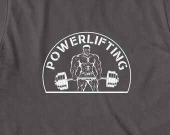 Powerlifting Shirt, Christmas gift, Birthday Gift, Father's Day, Weightlifting Lover, Powerlifting Gym, Heavy Lifting, Gym Shirt - ID: 1682