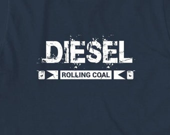 Diesel Rolling Coal Shirt, Christmas Gift, Birthday Gift, Father's Day, Diesel Truck Shirt, Truck Driver, Turbo, Dualie, Hauling - ID: 1573