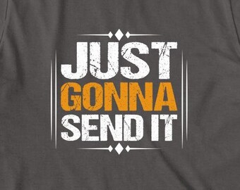 Solo voy a enviarle camiseta, regalo de Navidad, regalo de cumpleaños, camiseta de deportes extremos, envío completo, camisa de esquí, envío de esquí, motocross - ID: 1321