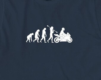 Evolution Of Street Bikes Camisa, Regalo de Navidad, Regalo de Cumpleaños, Carreras callejeras, Cohete entrepierna, Bicicleta rápida, Motocicleta - ID: 787