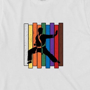 Vintage Karate Shirt, Christmas Gift, Birthday Gift, Fathers Day, karate tshirt, taekwondo gift, martial arts - ID: 759