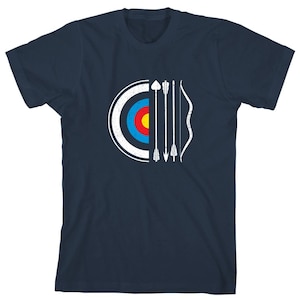 Archery Target Shirt, Christmas Gift, Birthday Gift, Father's Day, Archery Gift, Gift For Archers, bow and arrow, target practice - ID: 825